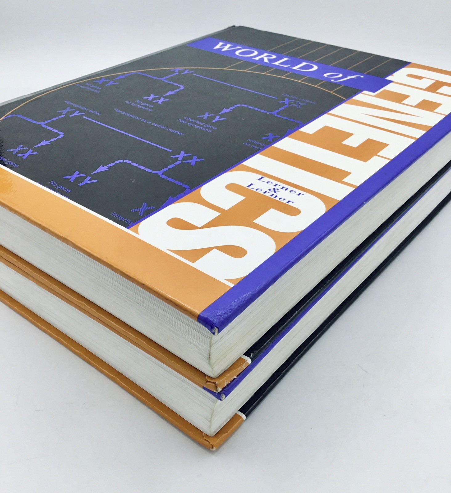 World of Genetics Volume 1 & 2 Gale Group, Lerner & Lerner, HC Set 💥VG