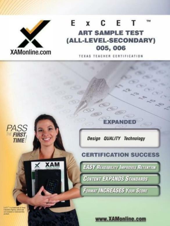 Texes Ec-12 178 Art Sample Test Teacher Certification Test Prep Study Guide