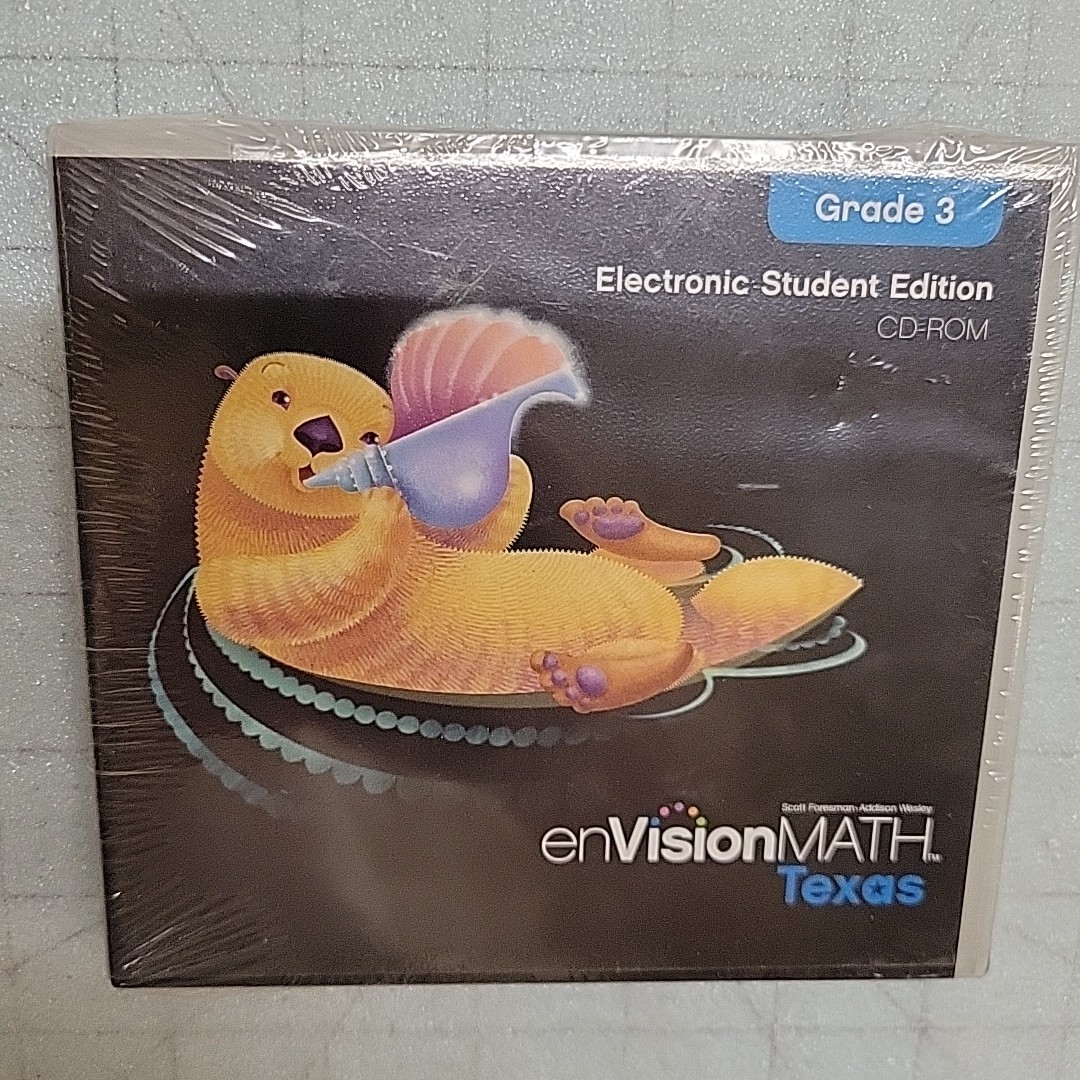 3rd Grade enVision ELECTRONIC STUDENT EDITION CD-ROM – Texas Edition