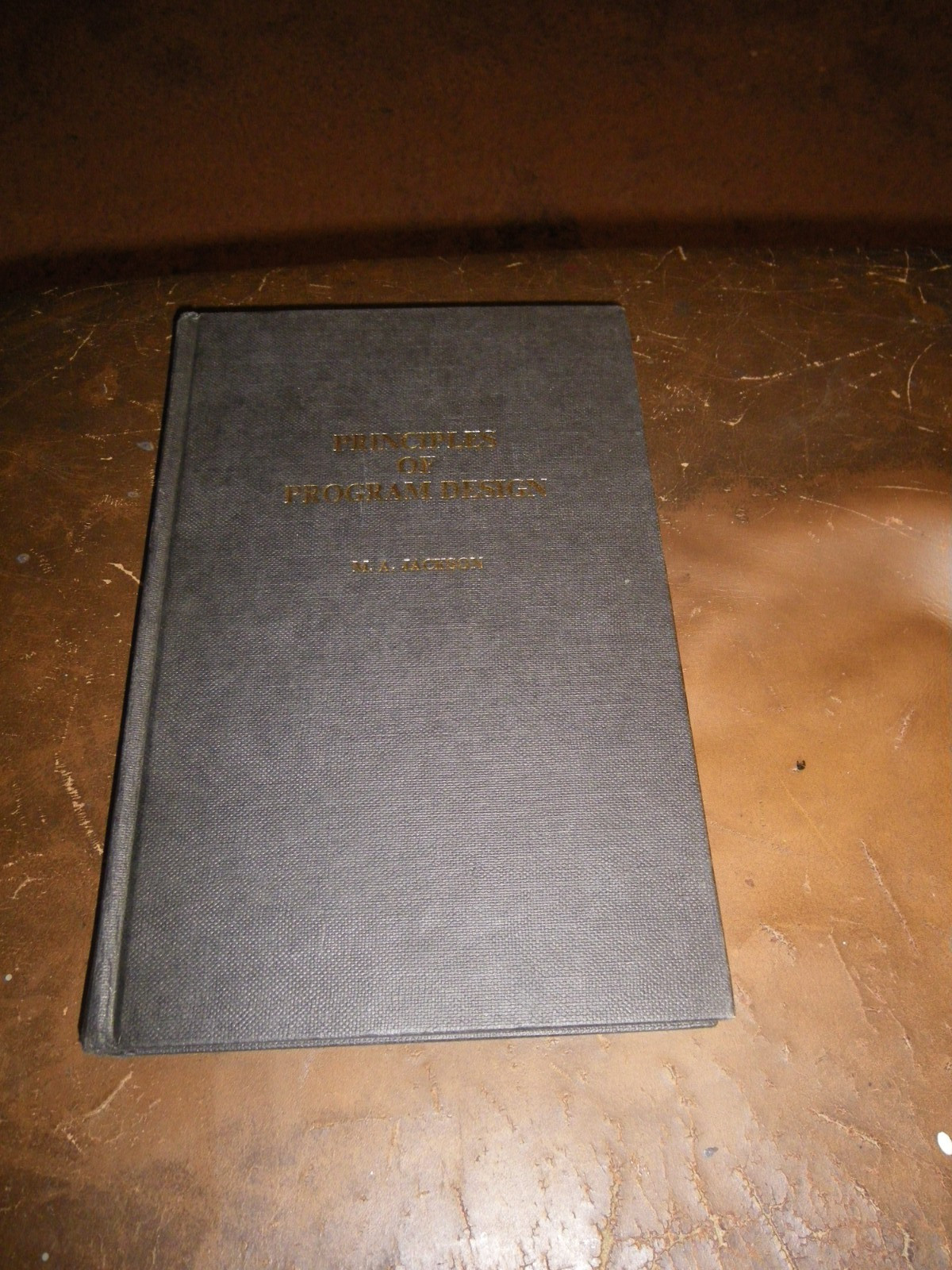 Vintage 1976 Principles of Program Design M.A. Jackson Hardback Book 2nd Print