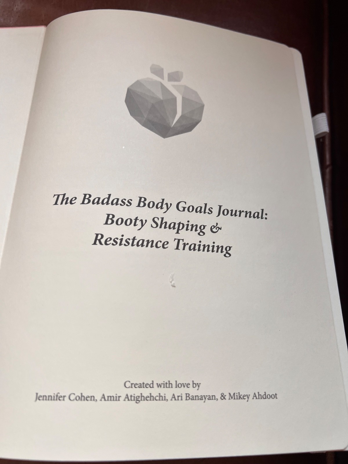 ORANGE BADSS BODY GOALS JOURNAL: BOOTY SHAPING & RESISTANCE TRAINING NEW