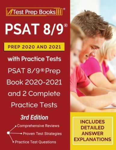 PSAT 8/9 Prep 2020 and 2021 with Practice- 1628456612, paperback, TPB Publishing