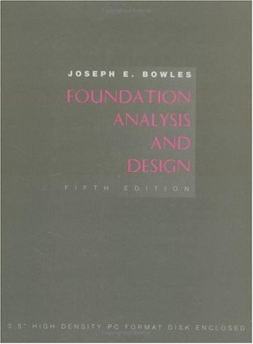 Foundation Analysis and Design