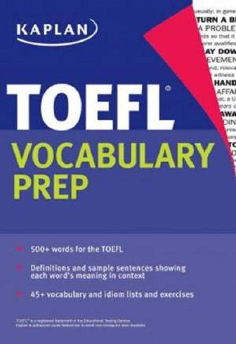 Kaplan TOEFL Vocabulary Prep – paperback Kaplan Test Prep
