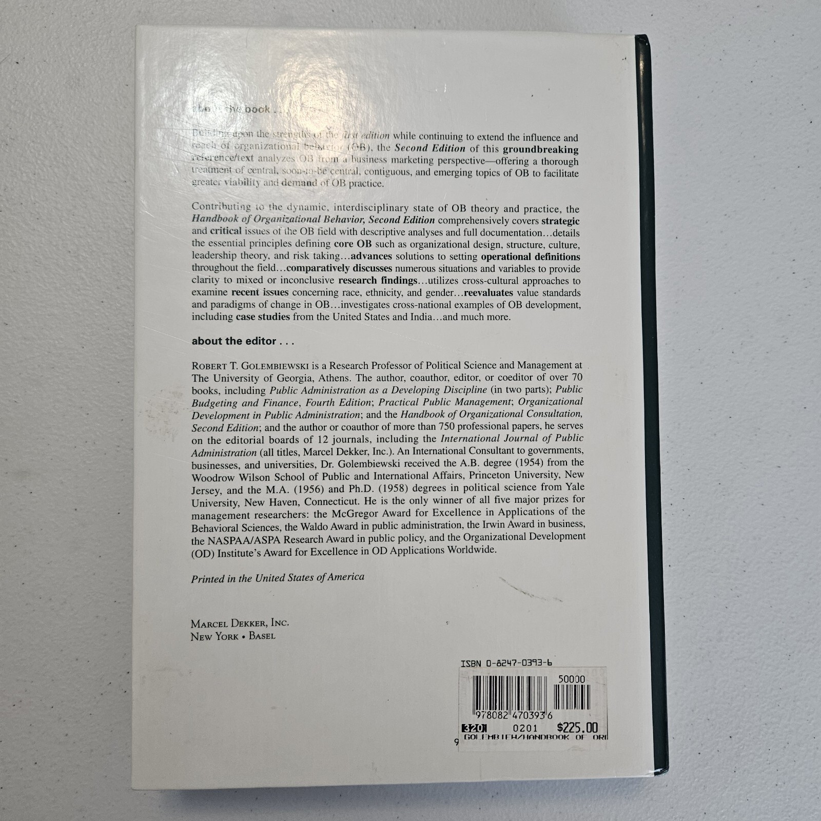 Public Administration and Public Policy Ser.: Handbook of Organizational…