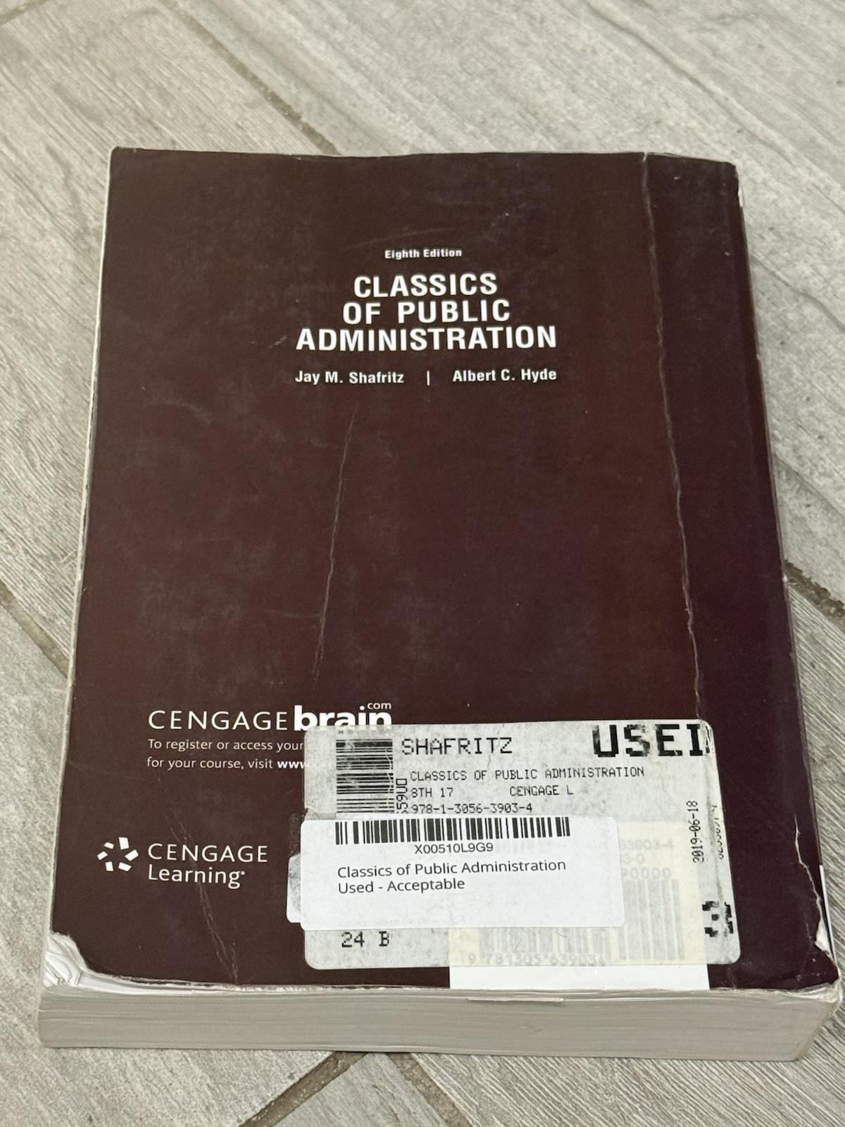🍏 Classics of Public Administration – Eighth Edition – Shafritz And Hyde