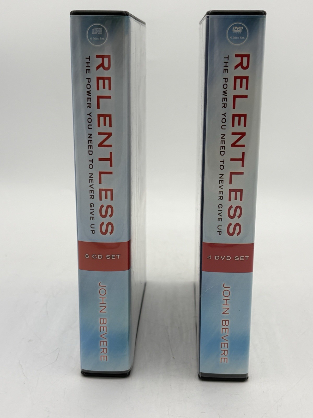 Relentless John Bevere Box Set Book 4 DVD & 6 CD Book and Study Guide