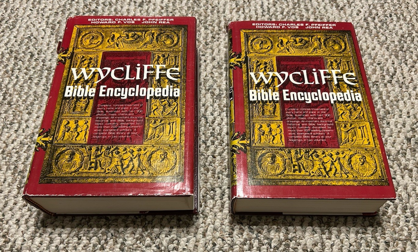 The Wycliffe Bible Encyclopedia Vol 1 & 2 – Hardcover 1976