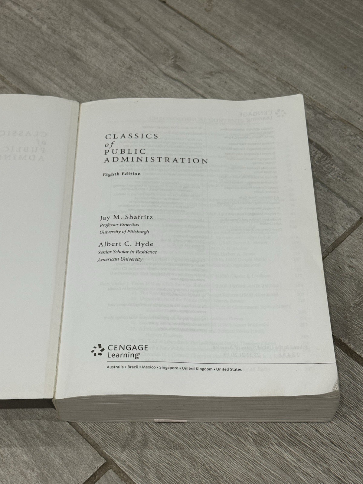 🍏 Classics of Public Administration – Eighth Edition – Shafritz And Hyde