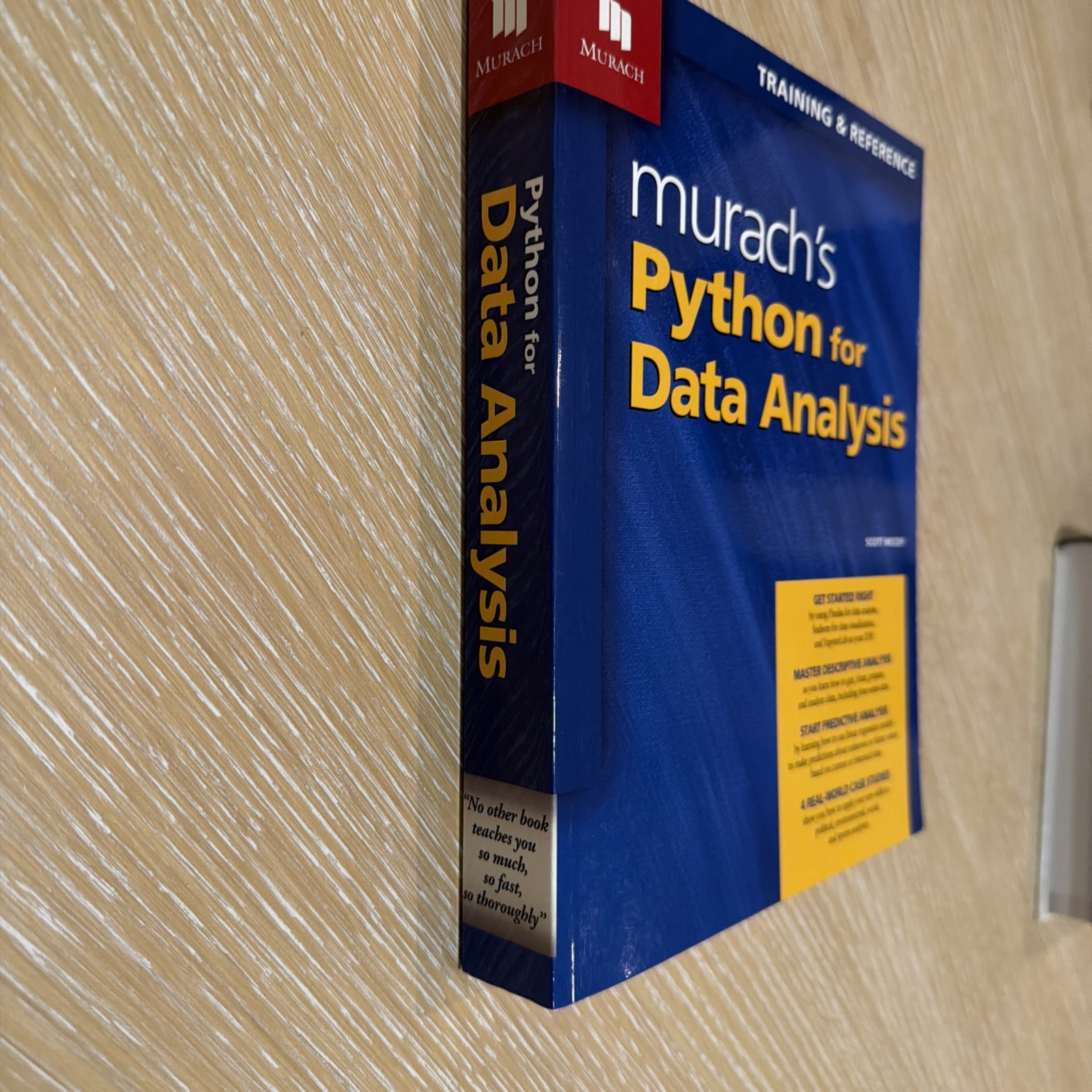 Murach's Python for Data Analysis by Scott McCoy (2021, Trade Paperback)