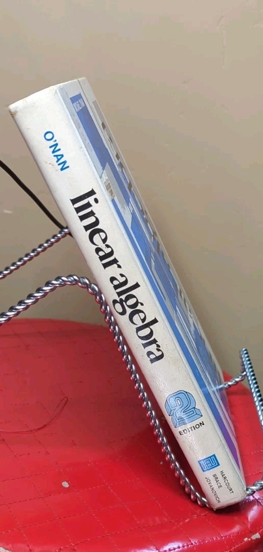 Linear Algebra 2 Edition Harcourt Brace Jovanovich 1976
