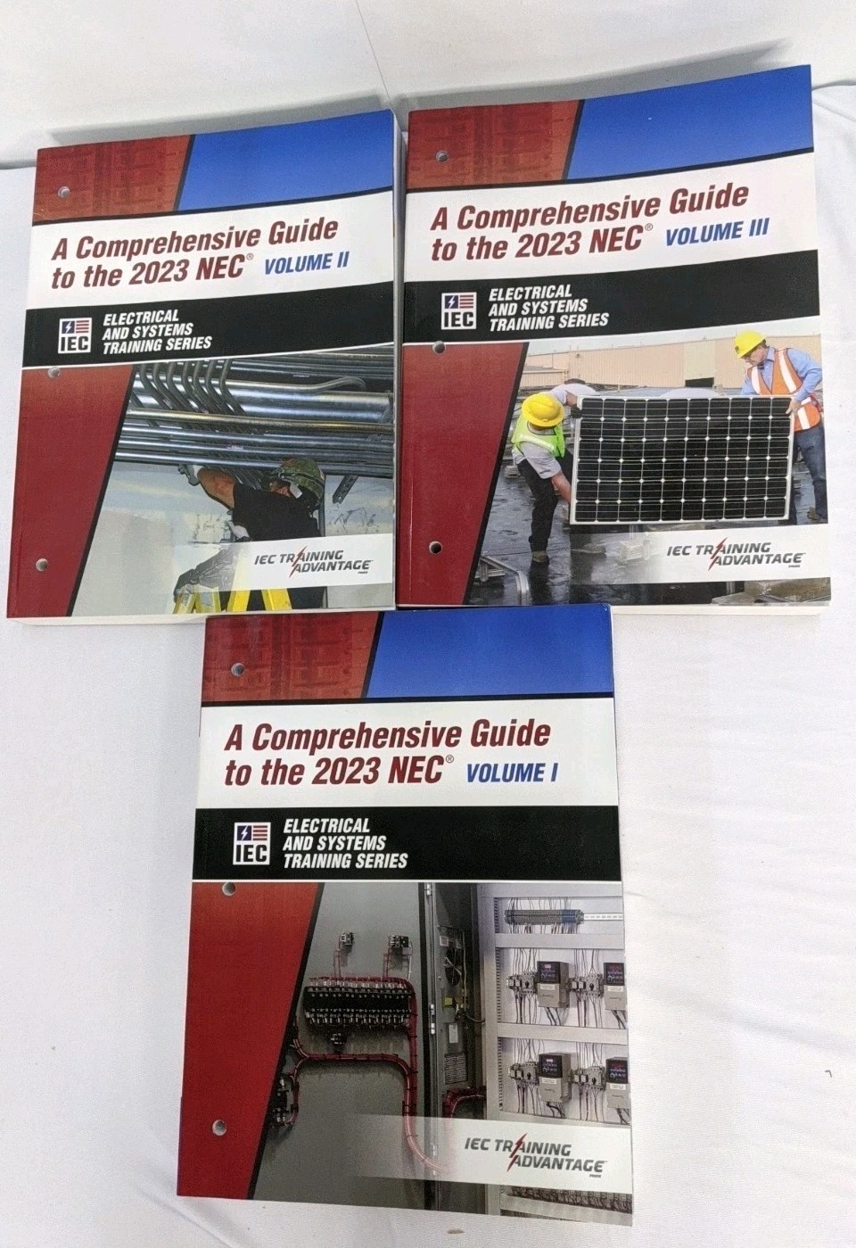 lot/set of 3: V. 1-3 IEC A Comprehensive Guide to the 2023 NEC series