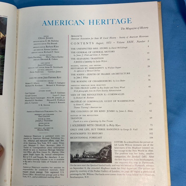American Heritage, Hardcover Books, Apprx 100 pages each, 1970 – 1973 “YOU PICK”