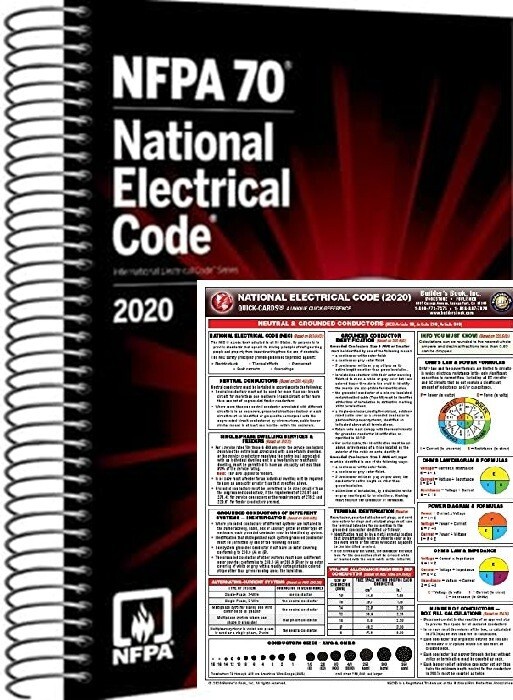 National Electrical Code 2020 SPIRAL WITH QUICK CARD USA STOCK….