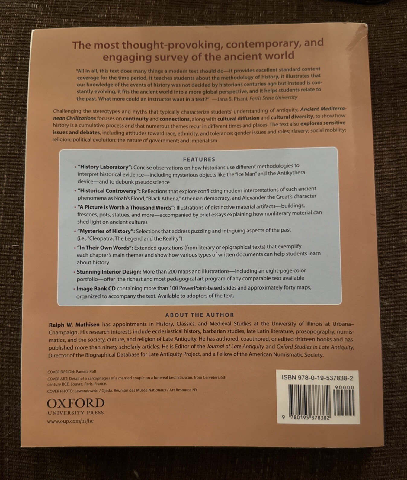 Ancient Mediterranean Civilizations: From Prehistory to 640 CE Ralph W. Mathisen