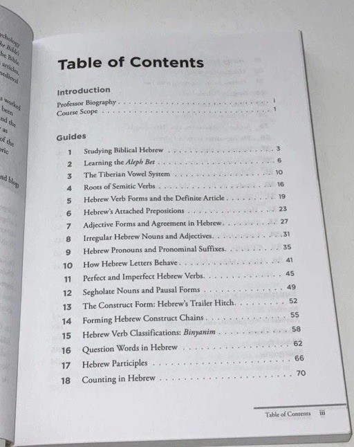 Biblical Hebrew: Learning A Sacred Language, By Michael Carasik
