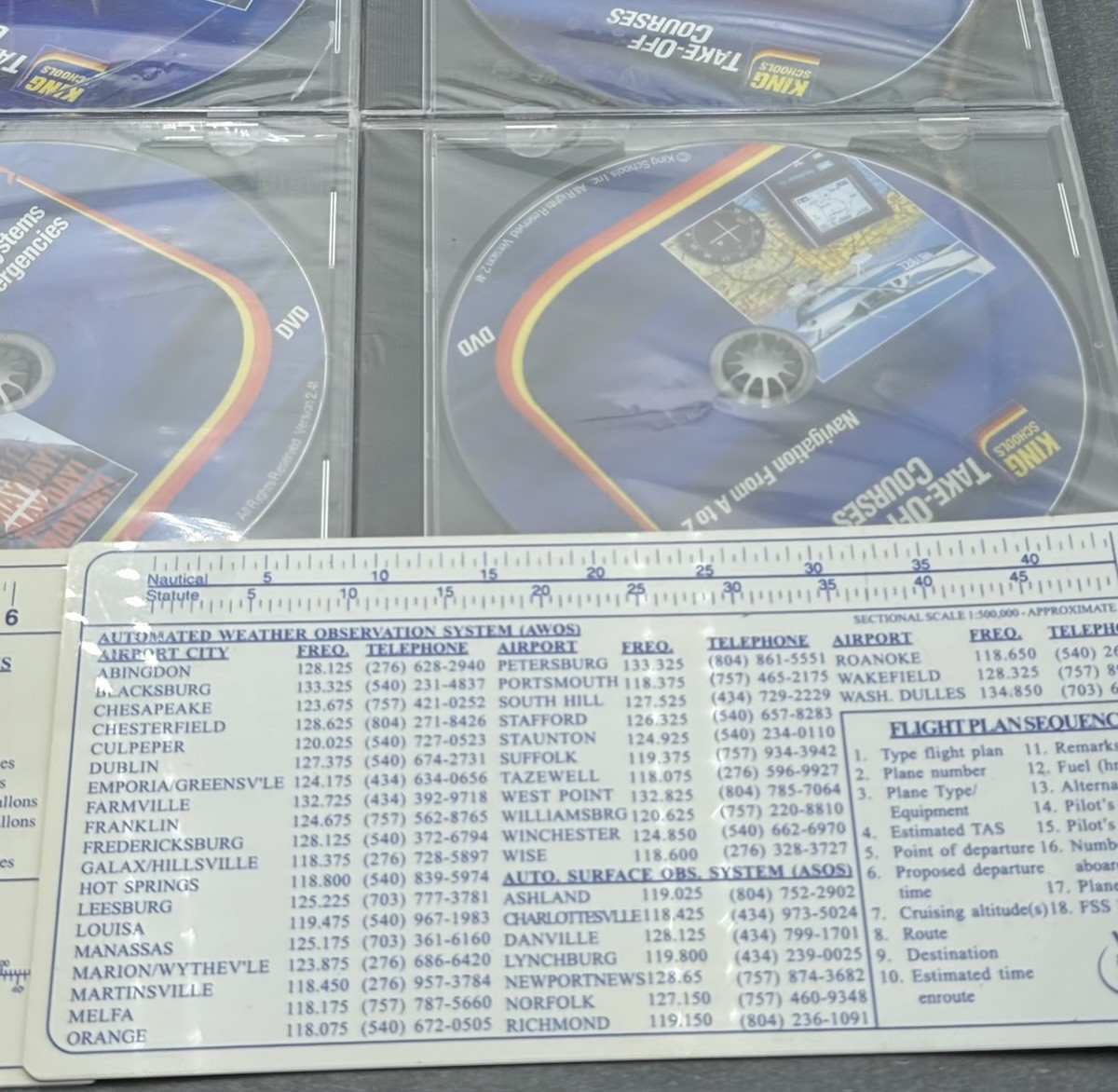 King Schools – 13 DVD & 4 CD-ROM Lot w/Study Guides Aviation Flight Courses NEW