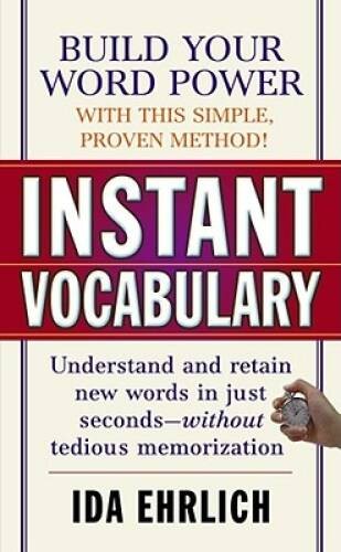 Instant Vocabulary – Mass Market Paperback By Ehrlich, Ida – VERY GOOD