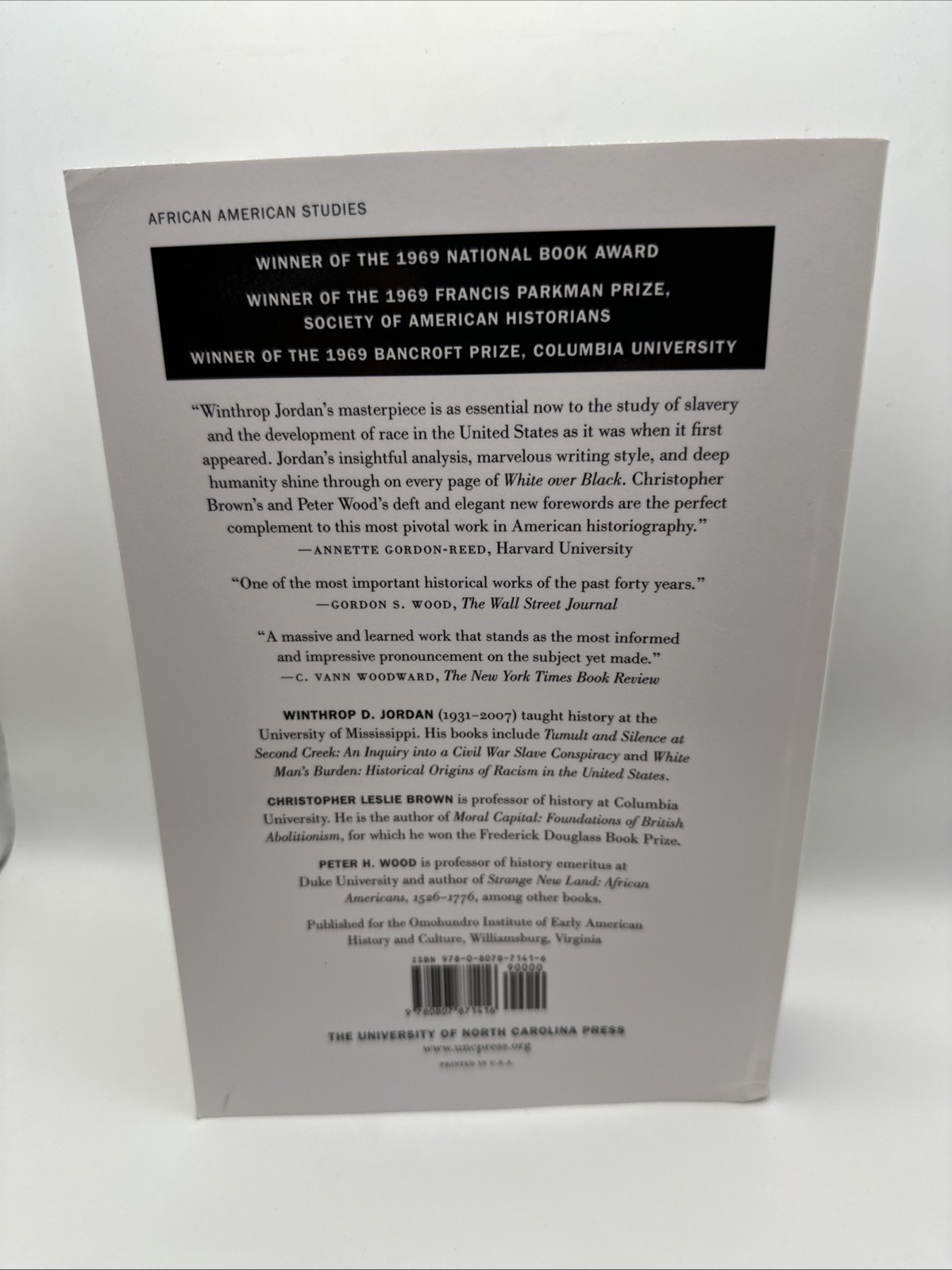 White Over Black : American Attitudes… 2nd Edition by Jordan (Paperback, 2012)