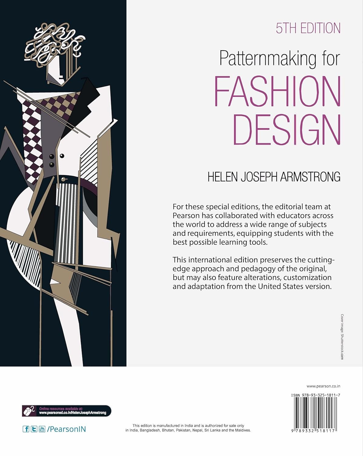Patternmaking for Fashion Design by Helen Joseph Armstrong (2014, Trade…