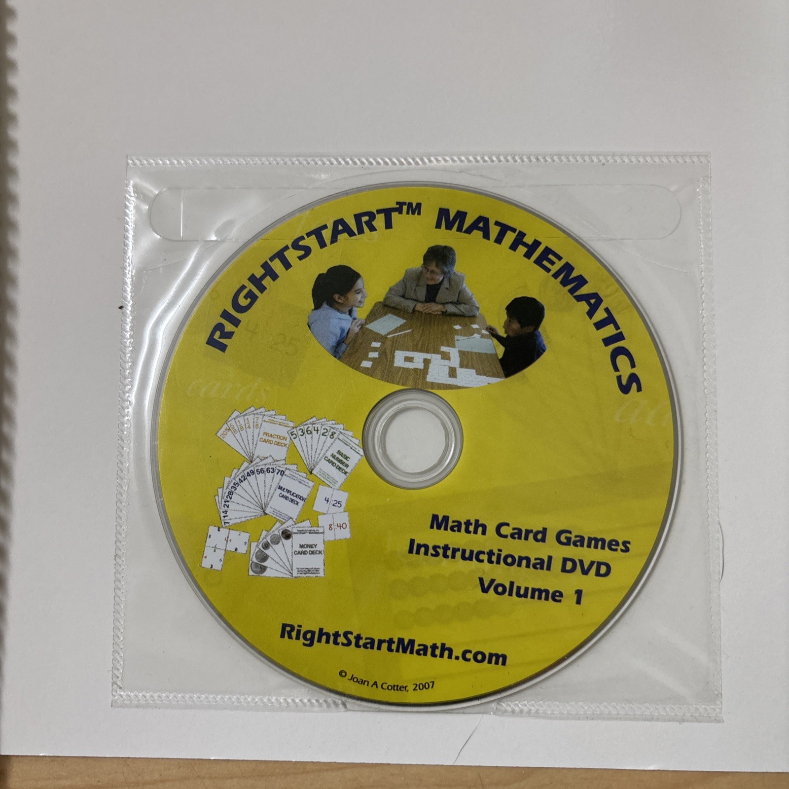 RightStart Math Card Games Joan A. Cotter 5th Edition W/ BRAND NEW CD NO WRITING