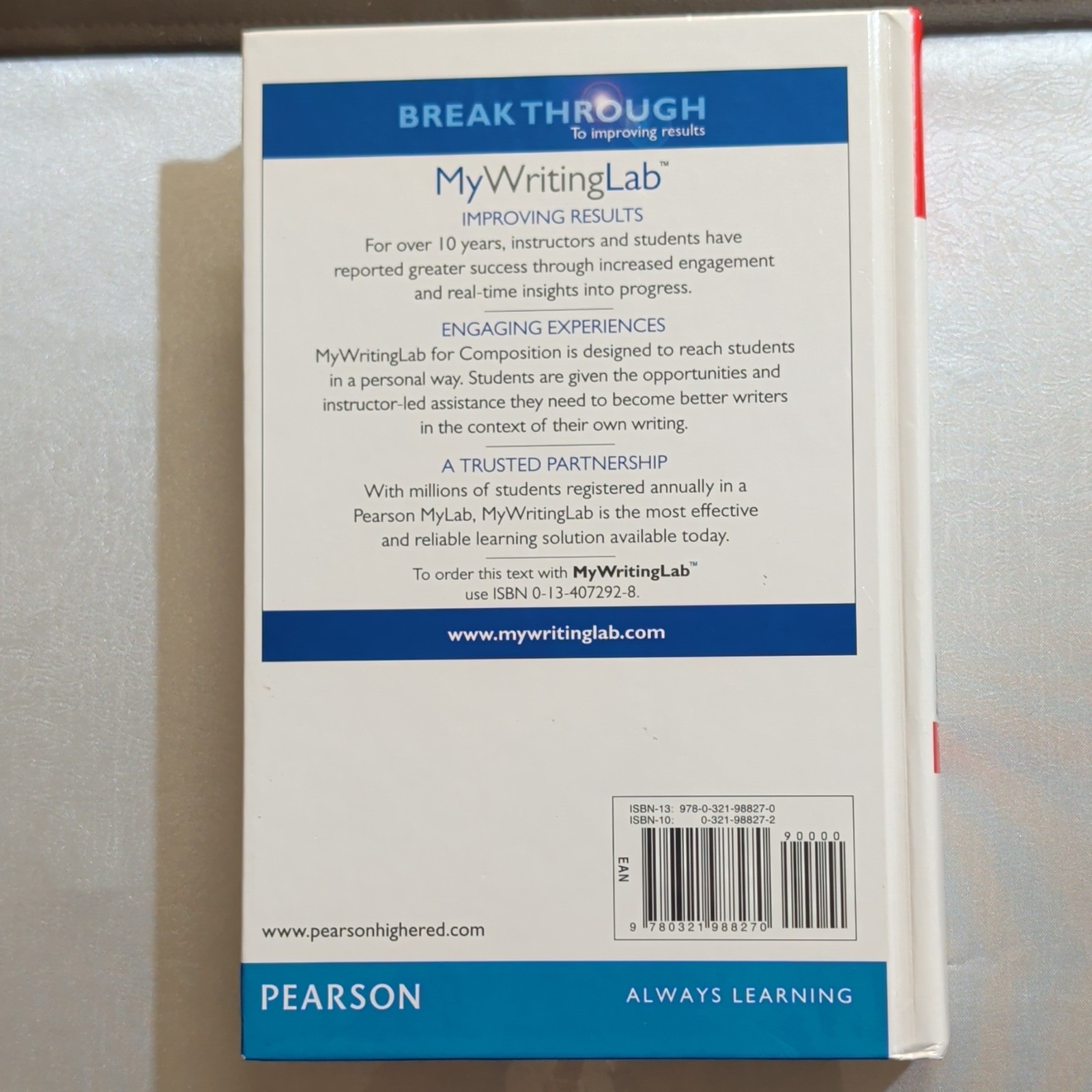 Pearson The Little, Brown Handbook 13th Edition Textbook Hardcover