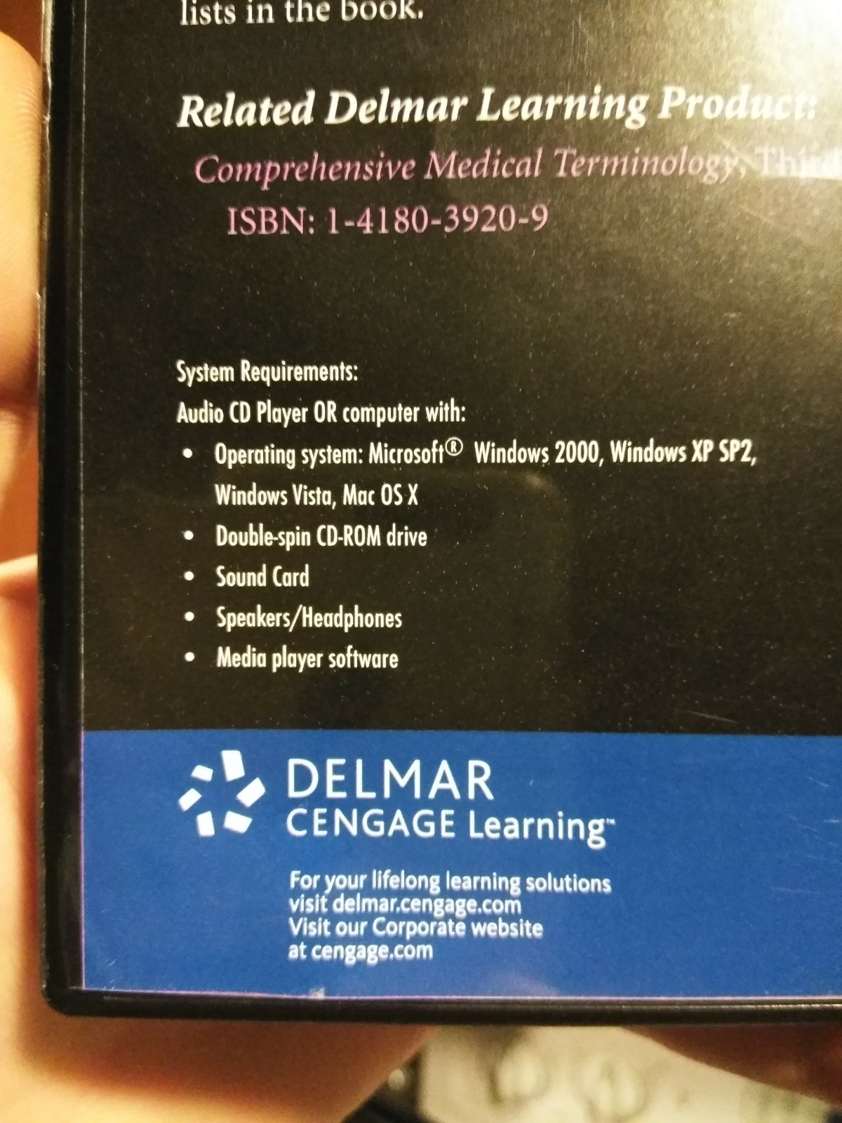 Comprehensive Medical Terminology- Betty Davis Jones (2007, Digital, Other) (CD)