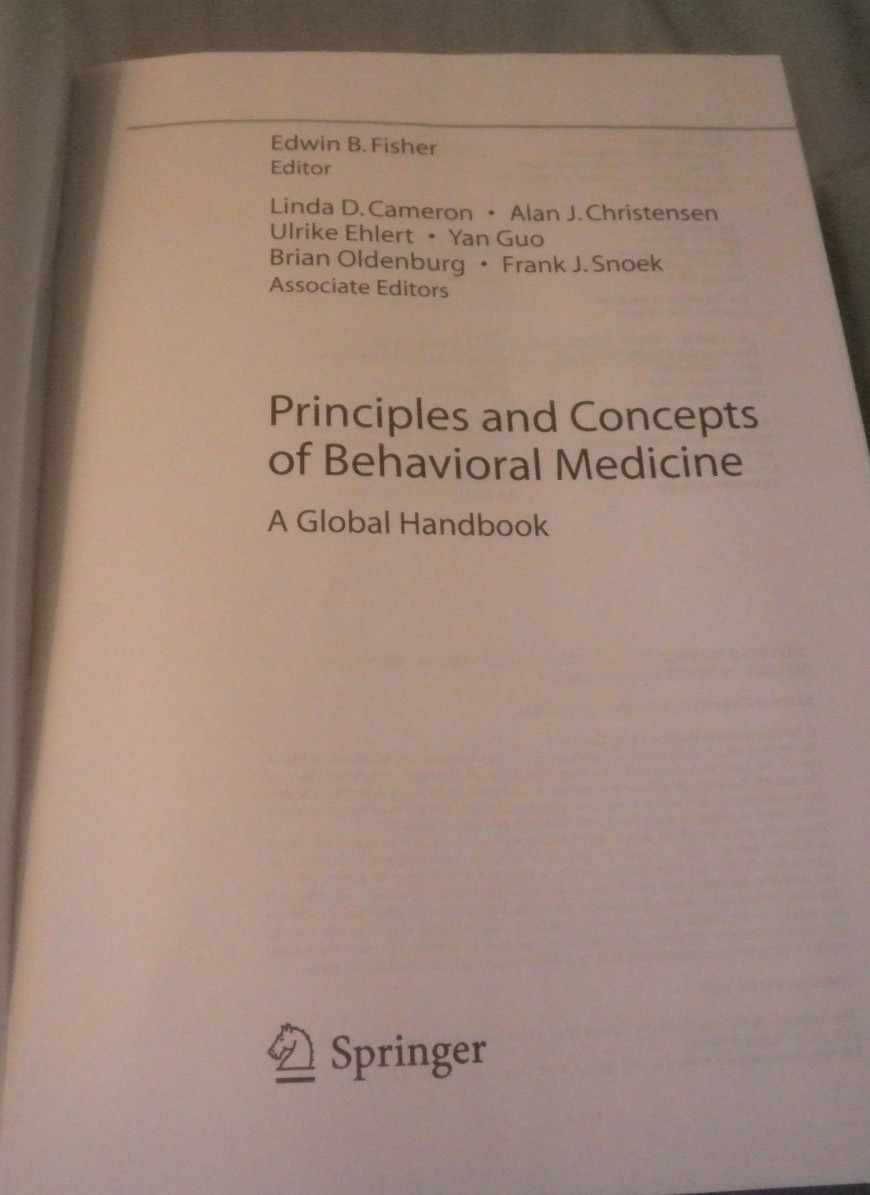 Principles and Concepts of Behavioral Medicine: A Global Handbook-Springer-F/SHP