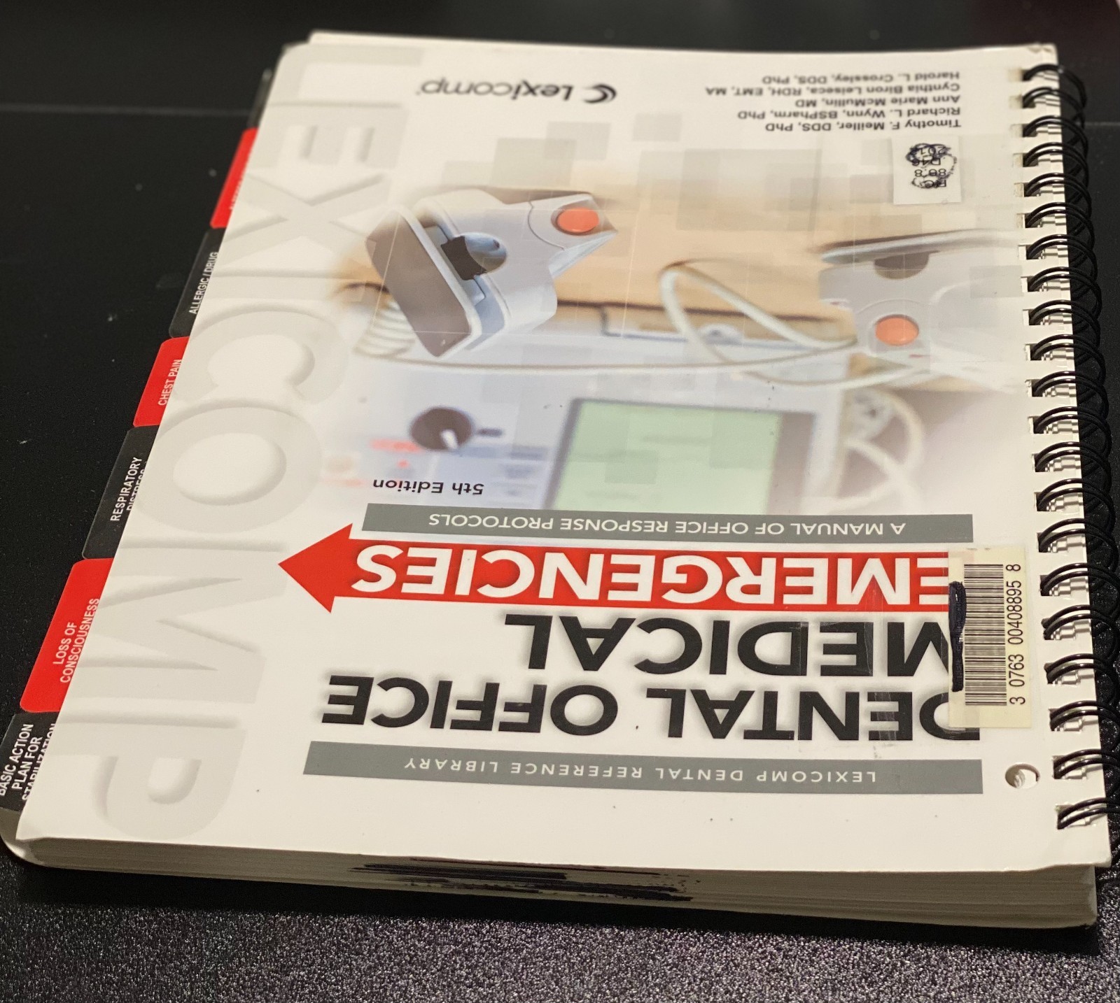 Dental Office Medical Emergencies 5th Edition – Spiral-bound – Timothy F Meiller
