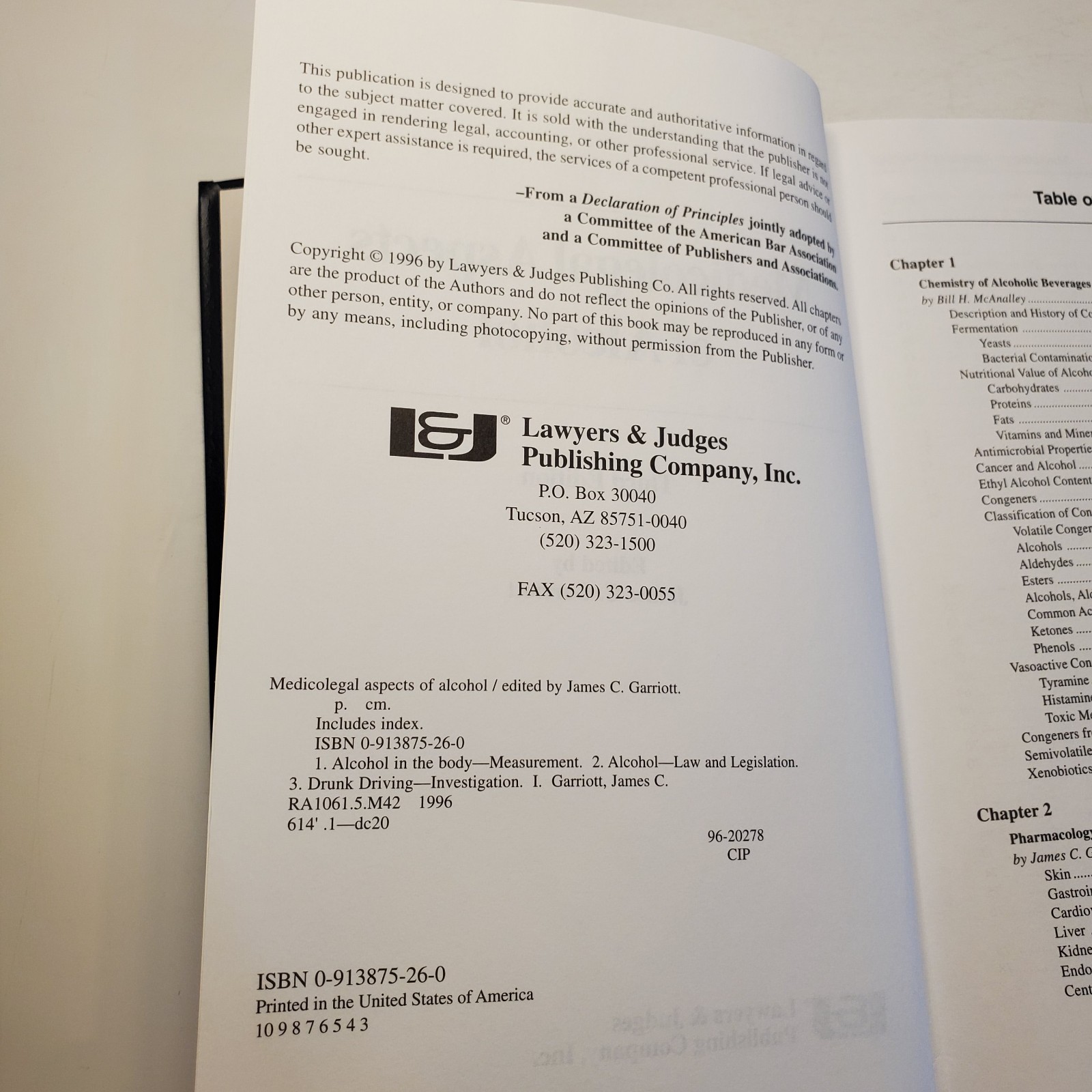 Medicolegal Aspects of Alcohol James Garriott Law DUI Testing Driving Workplace
