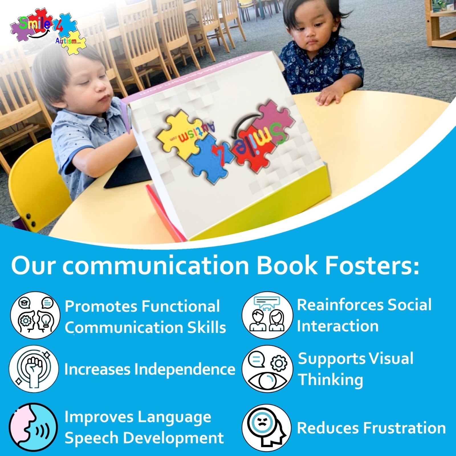 Autism Visual Communication Cards | PECS Book Style | Real Photos or Icons