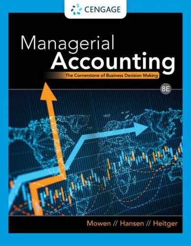 Managerial Accounting: The – Hardcover, by Mowen Maryanne; Hansen – Acceptable