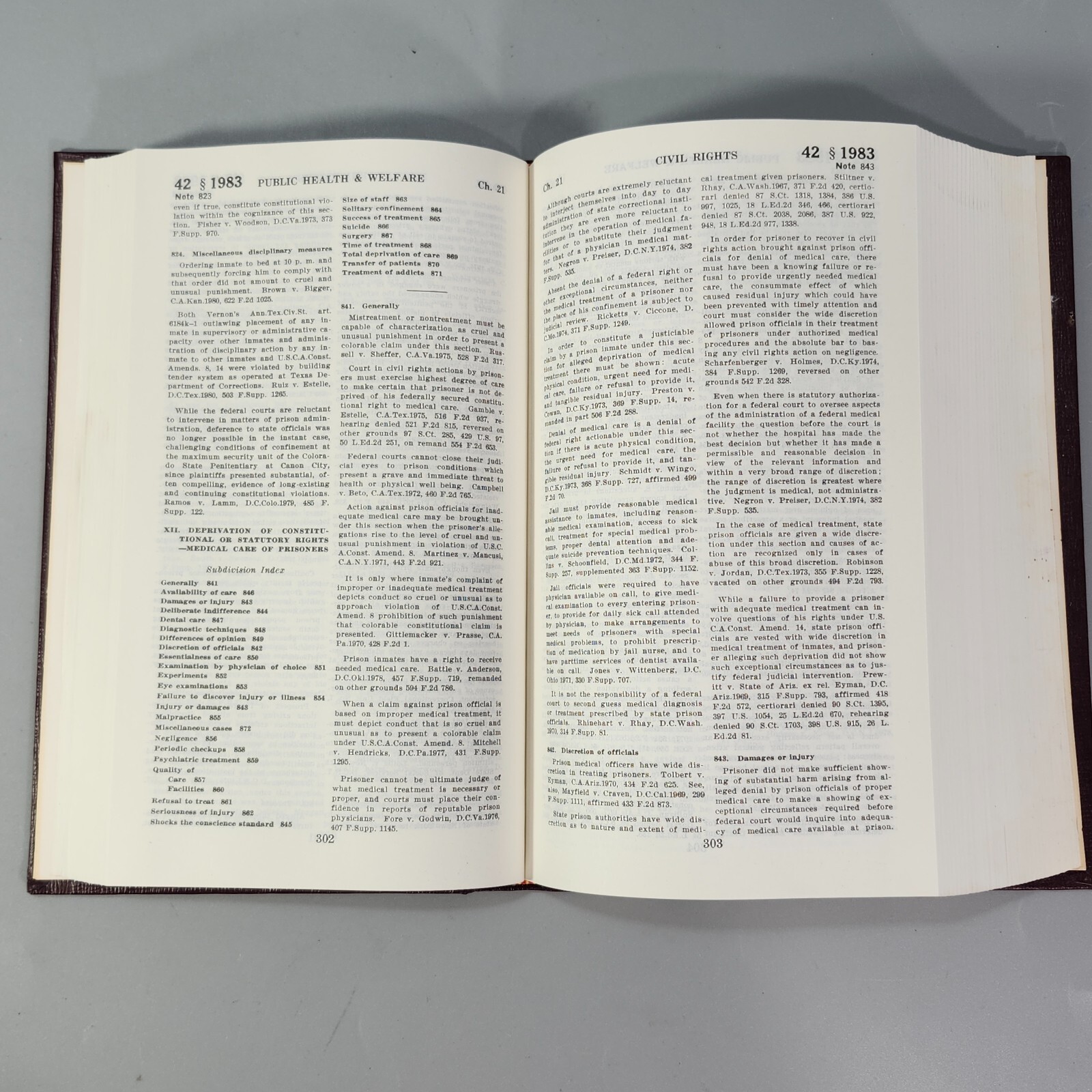 USCA 1981 Book Code Annotated Title 42 Public Health Welfare 1983 to 1984 HC