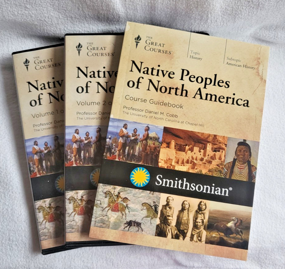 Great Courses: Native Peoples of North America Guide Book & 12 CD Audio Set