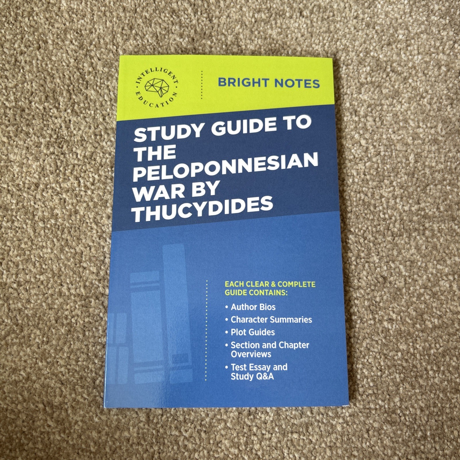 Study Guide to The Peloponnesian War by Thucydides (Paperback) Bright Notes