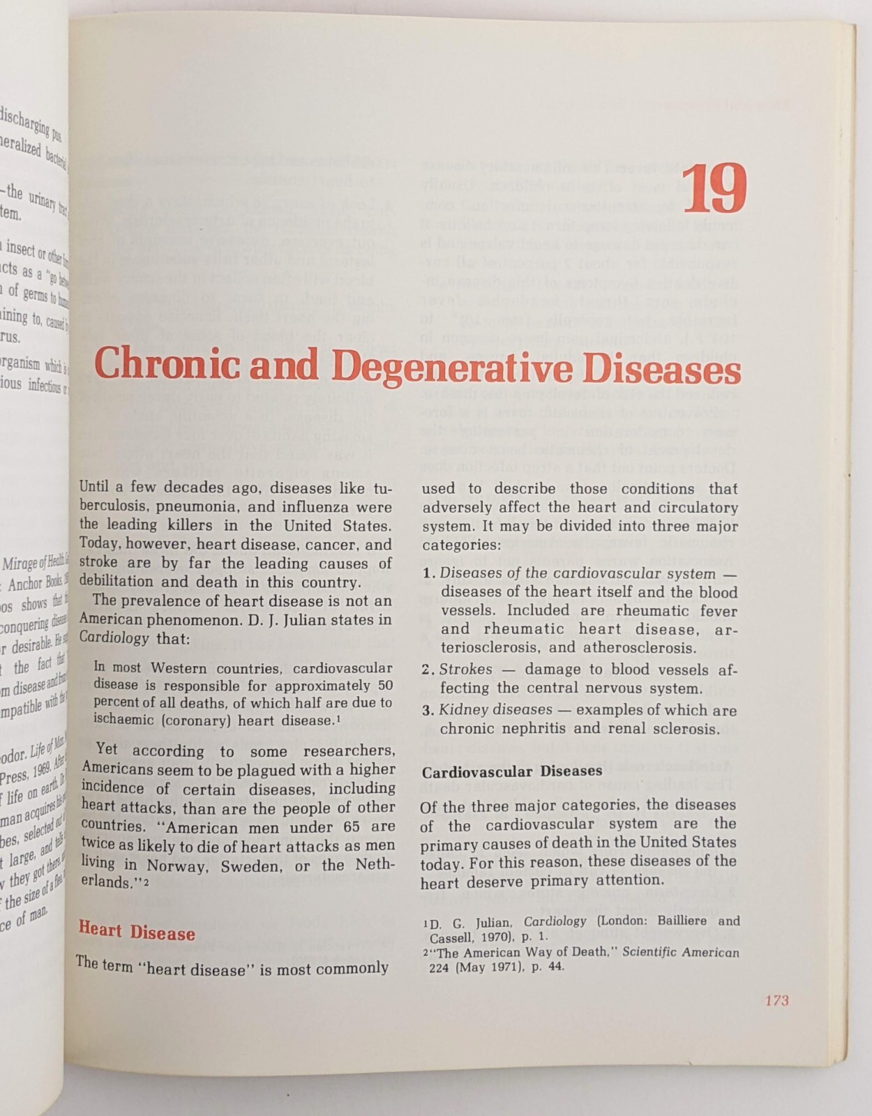 The Concept Of Health 2nd Edition (1973) Donald Read, Vintage Textbook