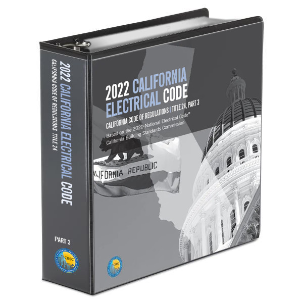 2022 California ELECTRICAL code – BOOK & BINDER