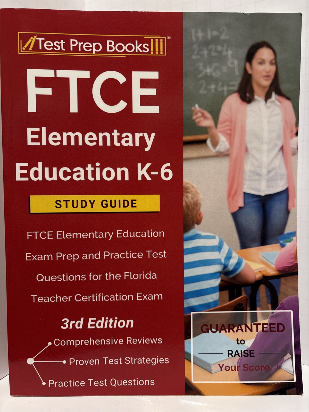 FTCE Elementary Education K-6 Study Guide: – Paperback, by TPB Publishing VG