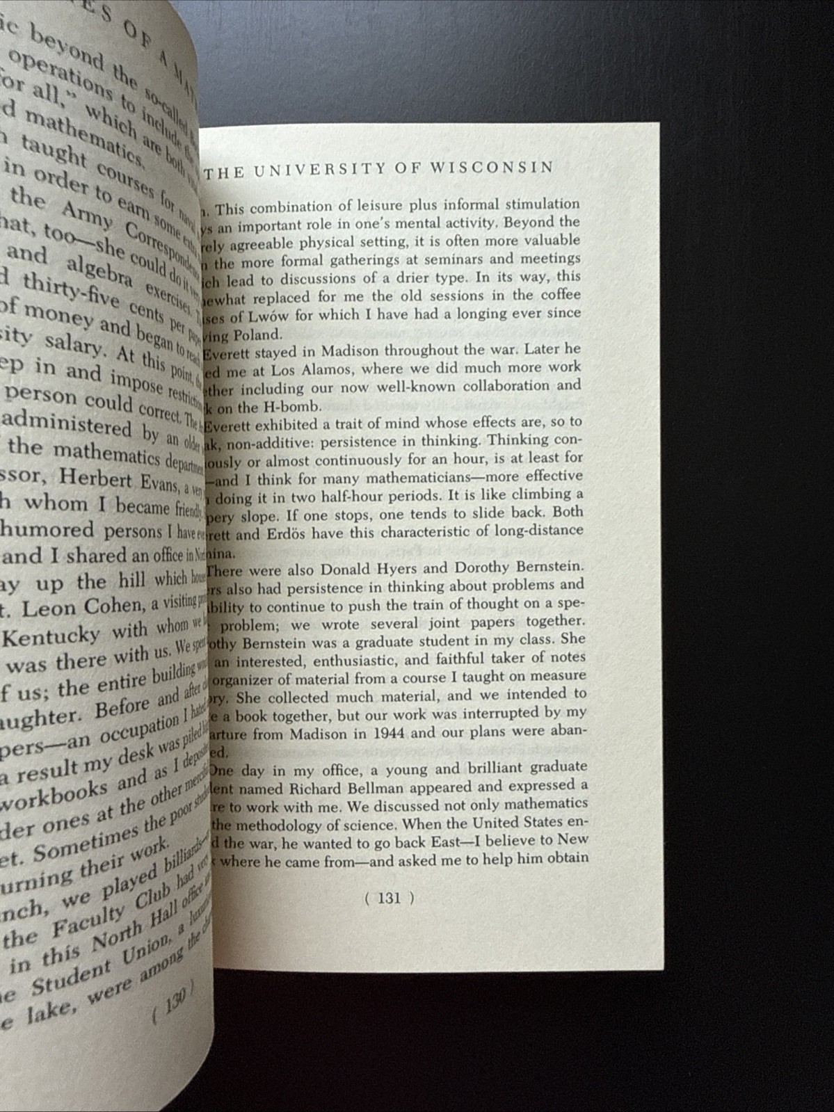 Adventures of a Mathematician (1983) By S. M. Ulam Biography Scribner’s PB VG+