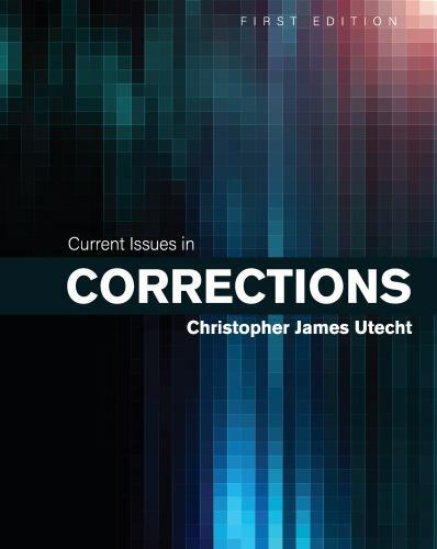 Current Issues in Corrections, Utecht, Christopher James, Very Good Book