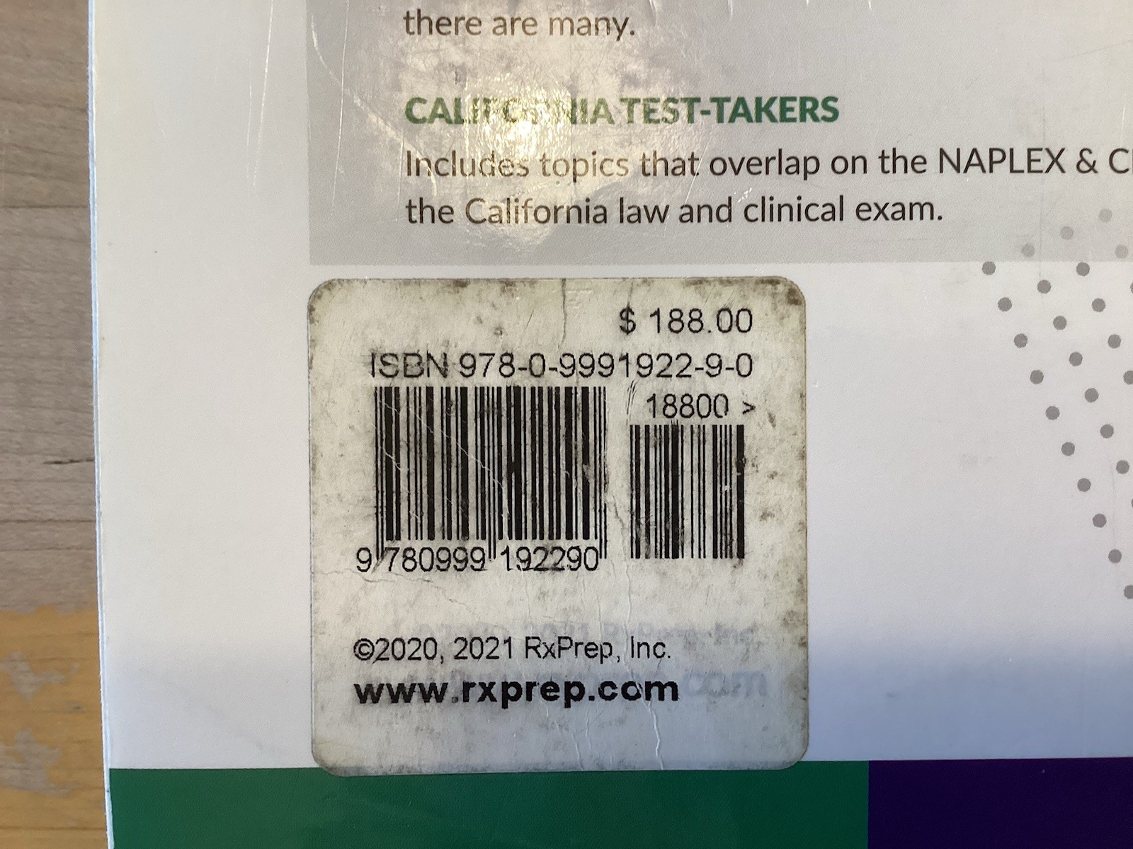 Rx Prep 2021 Naplex Course Book for Pharmacy Board Exam