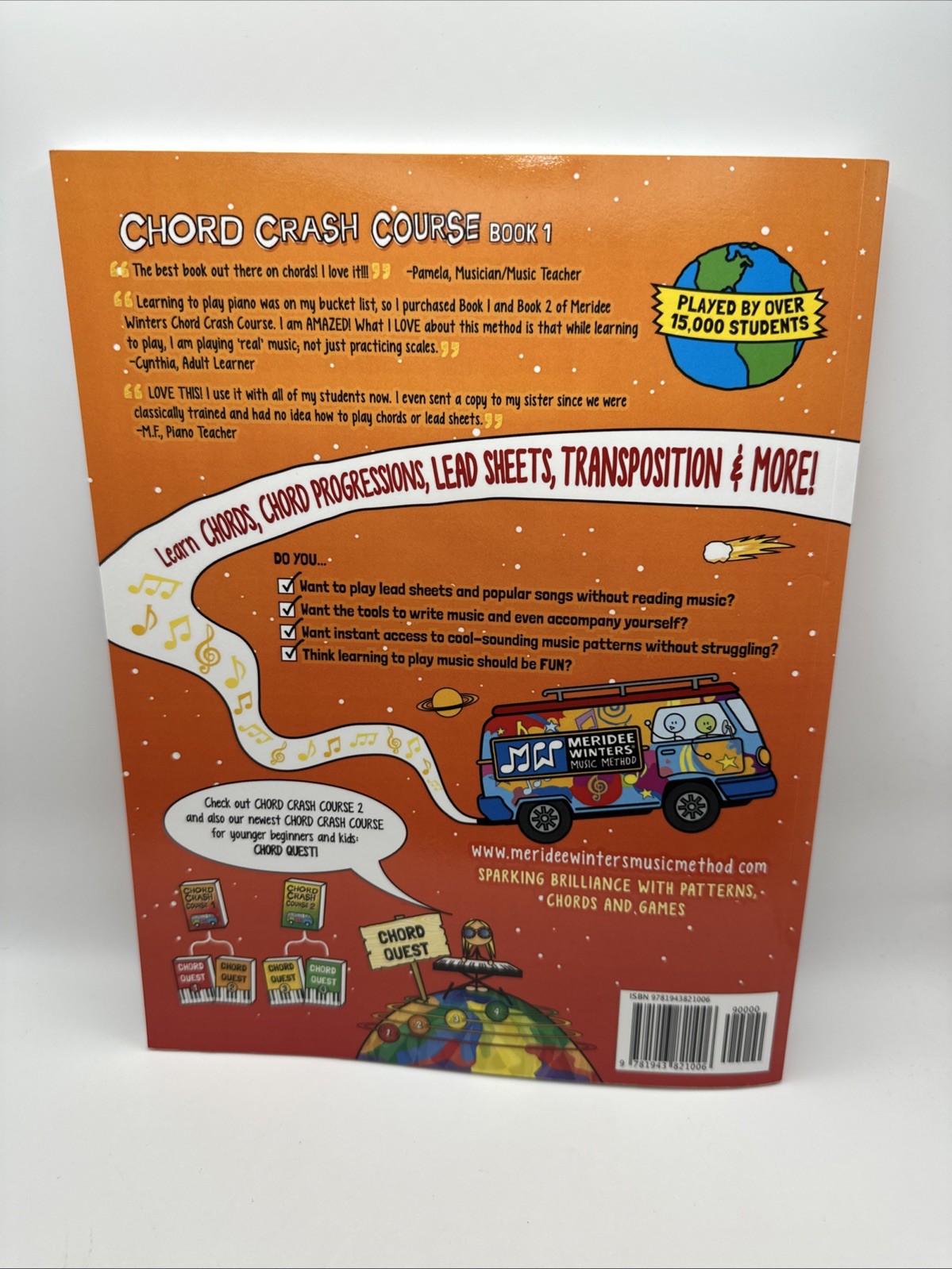 Meridee Winters Chord Crash Course Book 1 (Paperback, CLEAN PAGES)