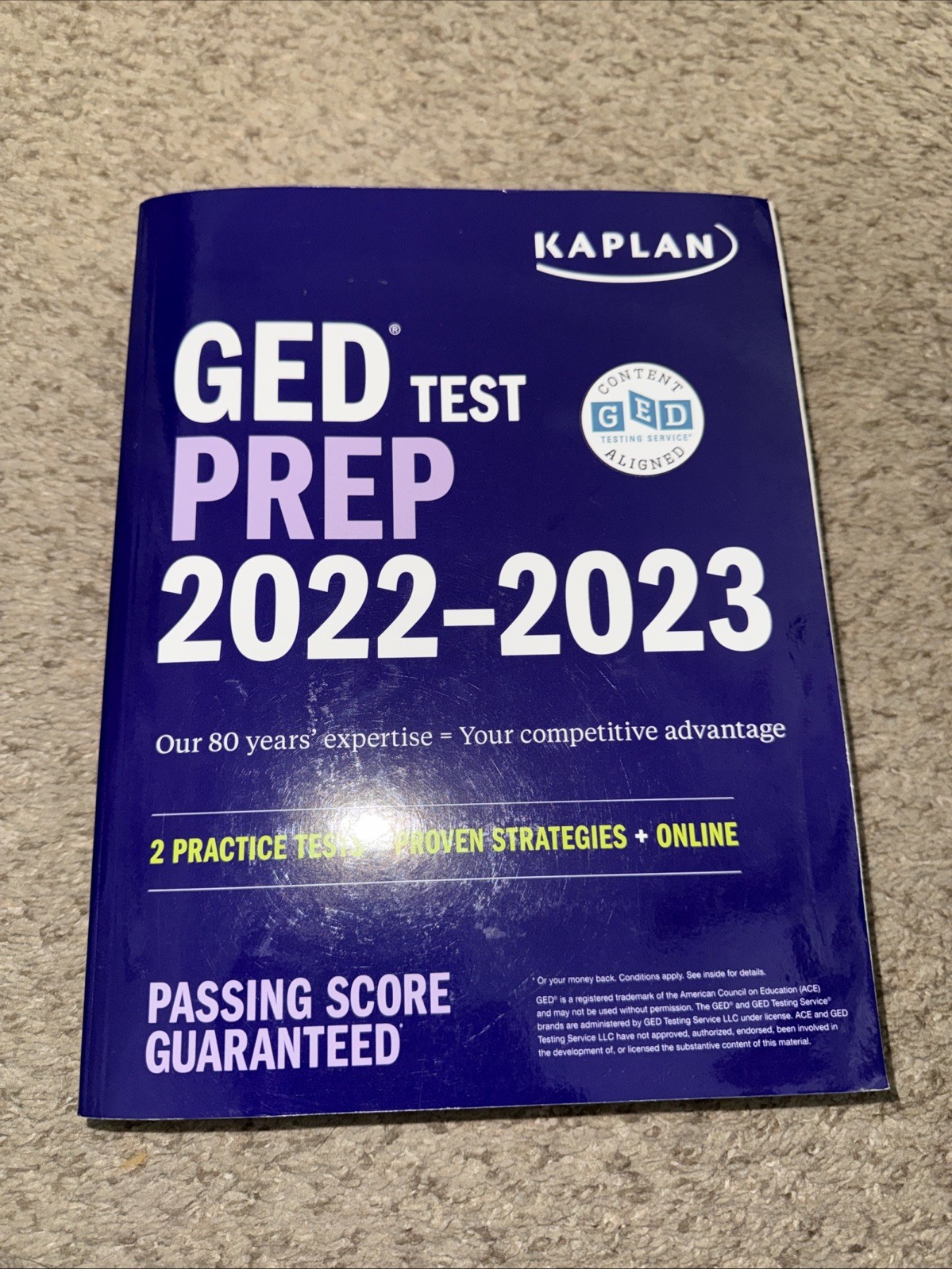 Kaplan Test Prep Ser.: GED Test Prep Plus 2022-2023, 2 Tests