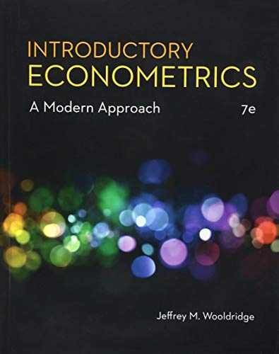 Introductory Econometrics: A – Hardcover, by Wooldridge Jeffrey – Acceptable n