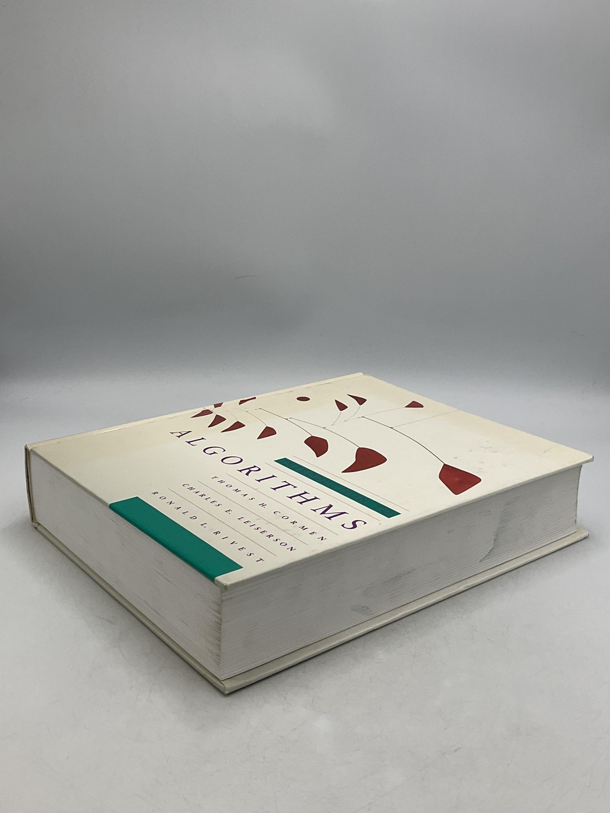 Vintage Introduction To Algorithms Cormen Leiserson Rivest MIT Press HC 1990 USA