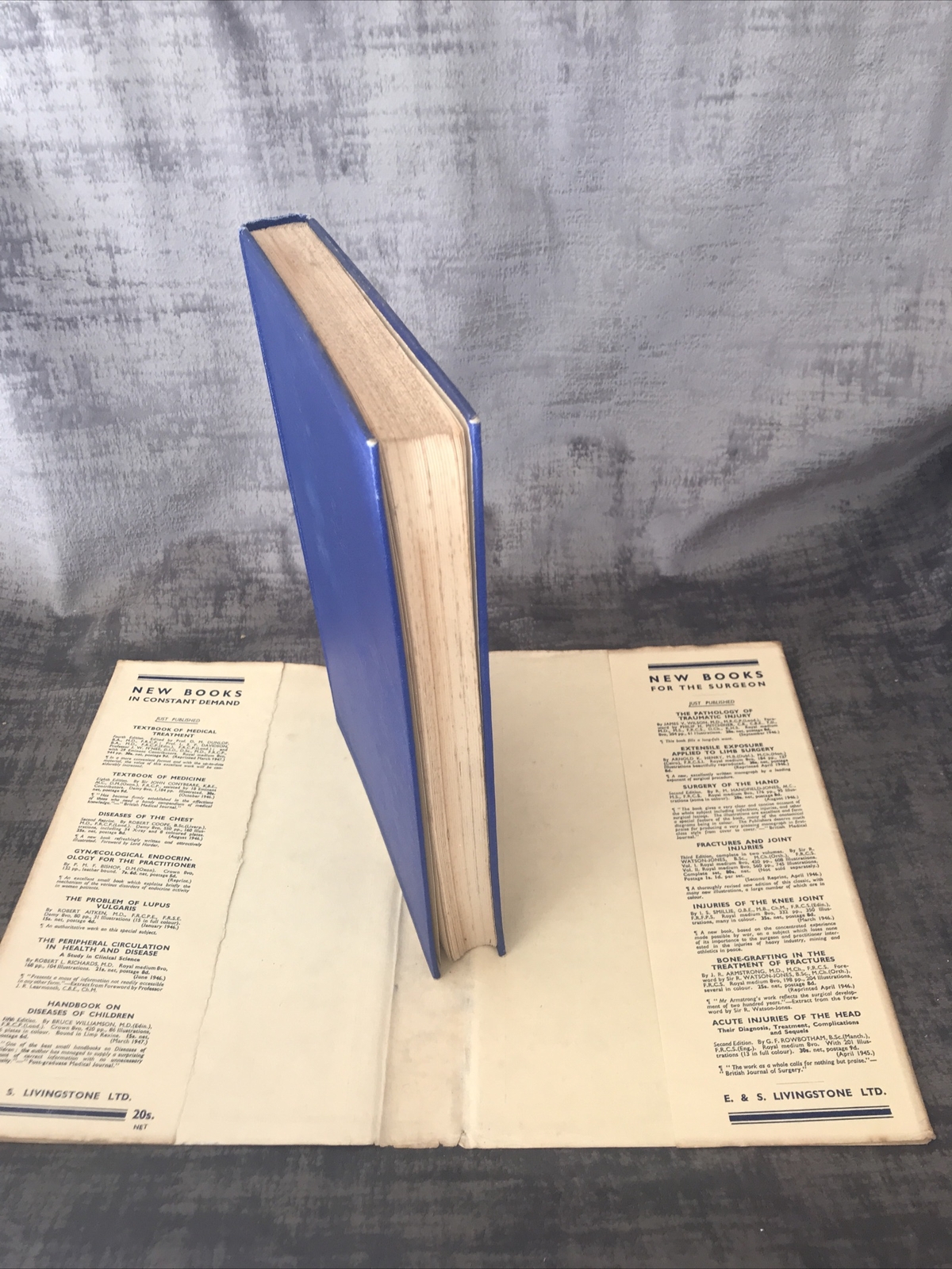 Medicine By A E Clark Kennedy Volume One & Two HB DJ Rare 1949 E & S Livingstone