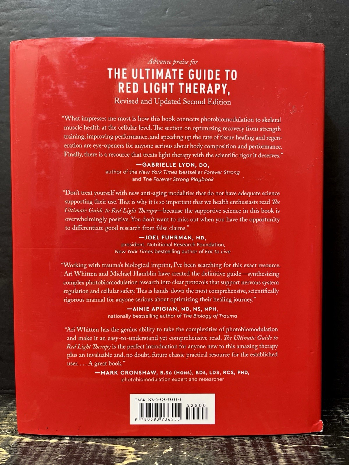 Ultimate Guide to Red Light Therapy: Revised by Whitten 2026 Hrdbk Like New X1