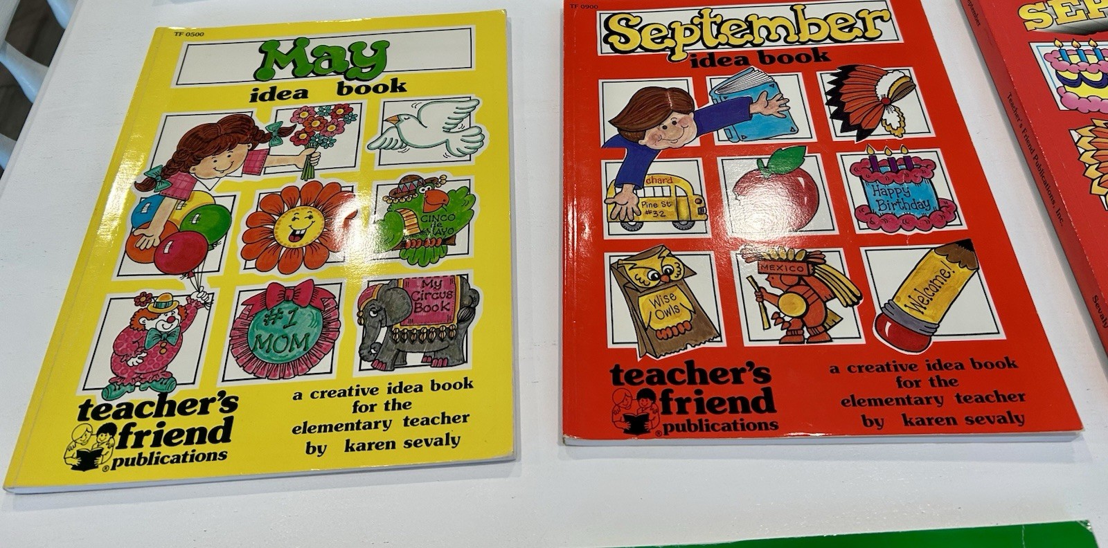 Teacher’s Friend Publications Monthly Idea Books Lot Of 13 Elementary K. Sevaly