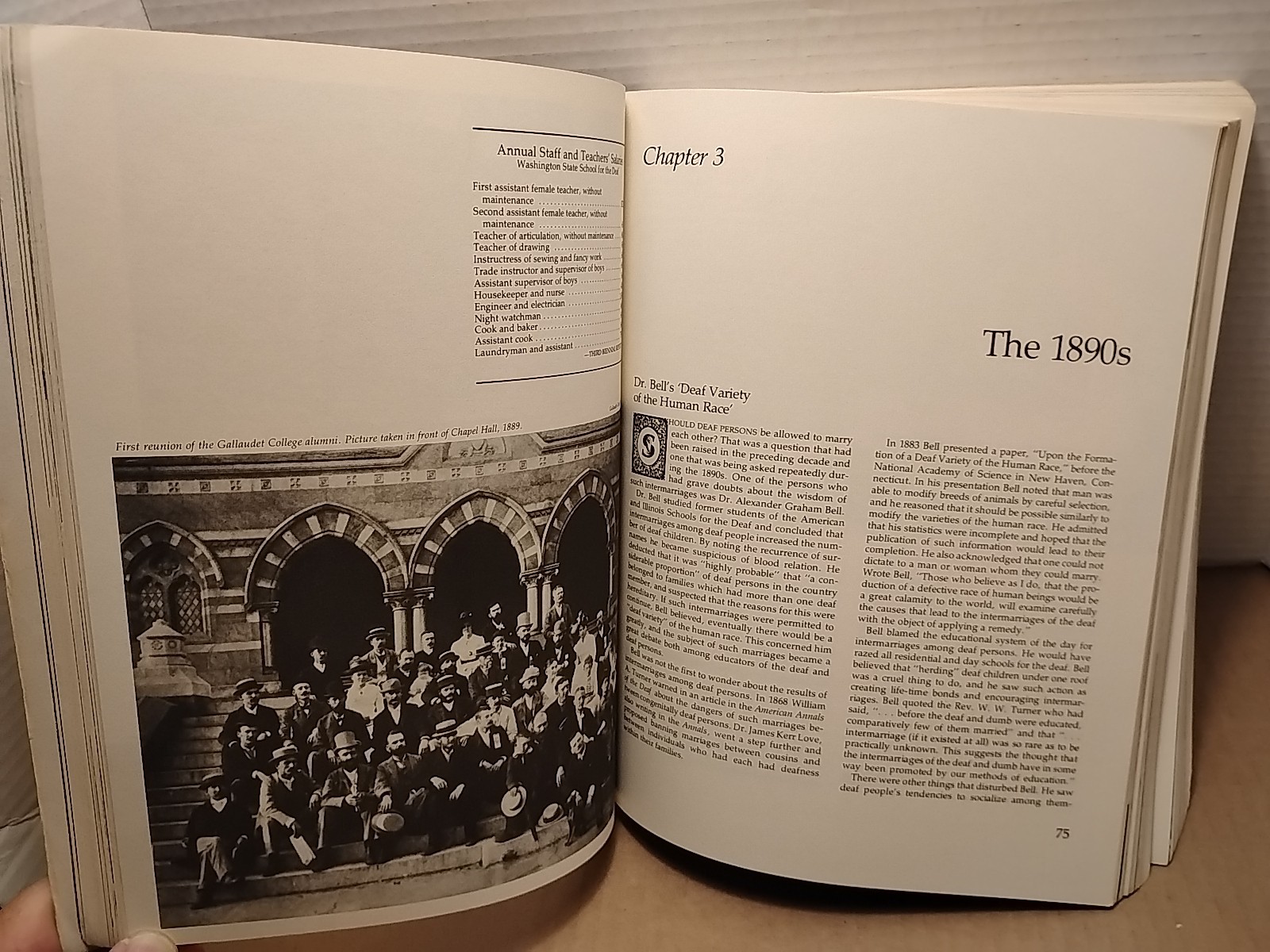 Deaf Heritage : Narrative History of Deaf America by Jack R. Gannon – 1981 – PB