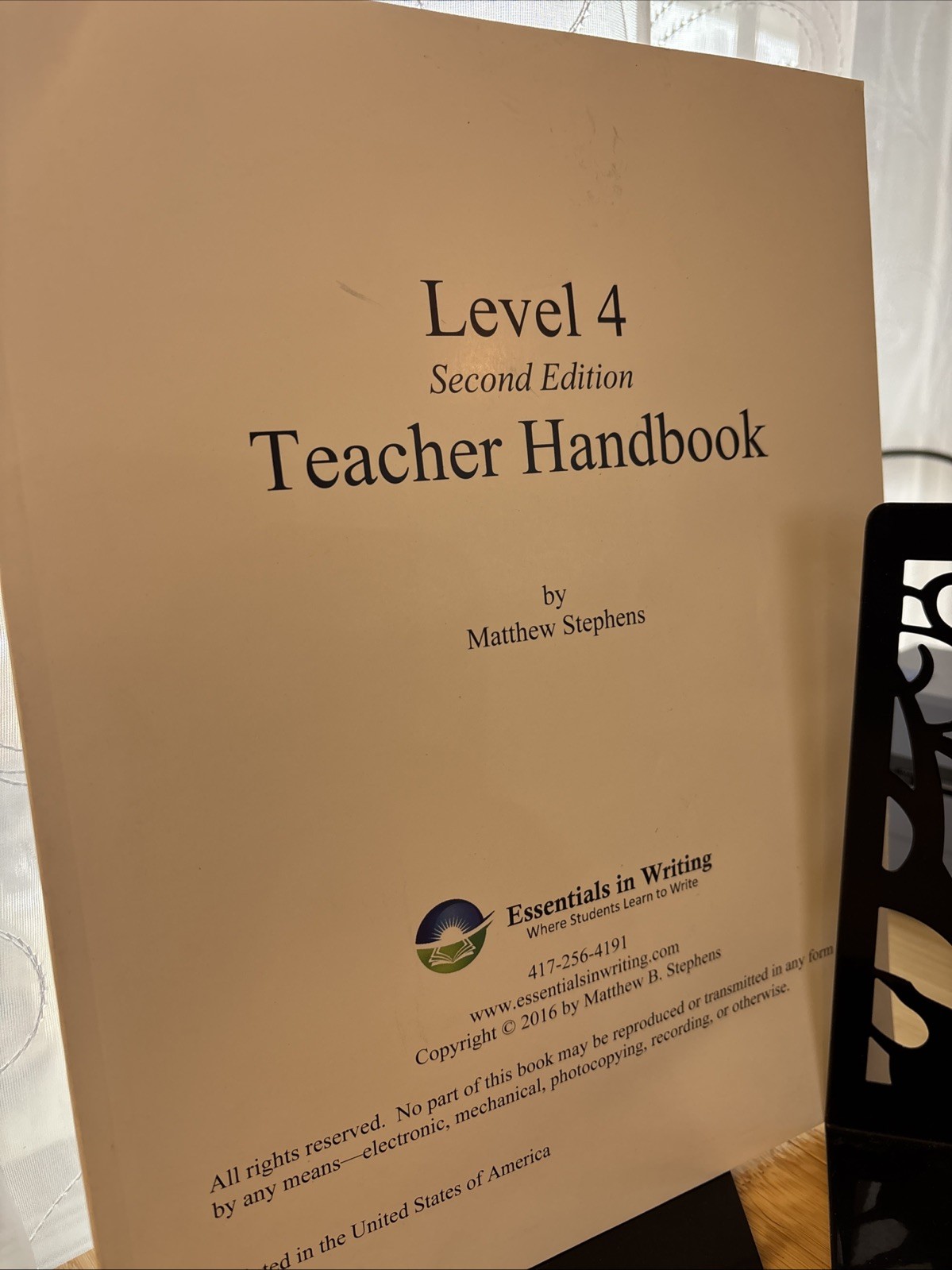 Essentials in Writing Level 4 2nd Ed Homeschool Matthew Stephens